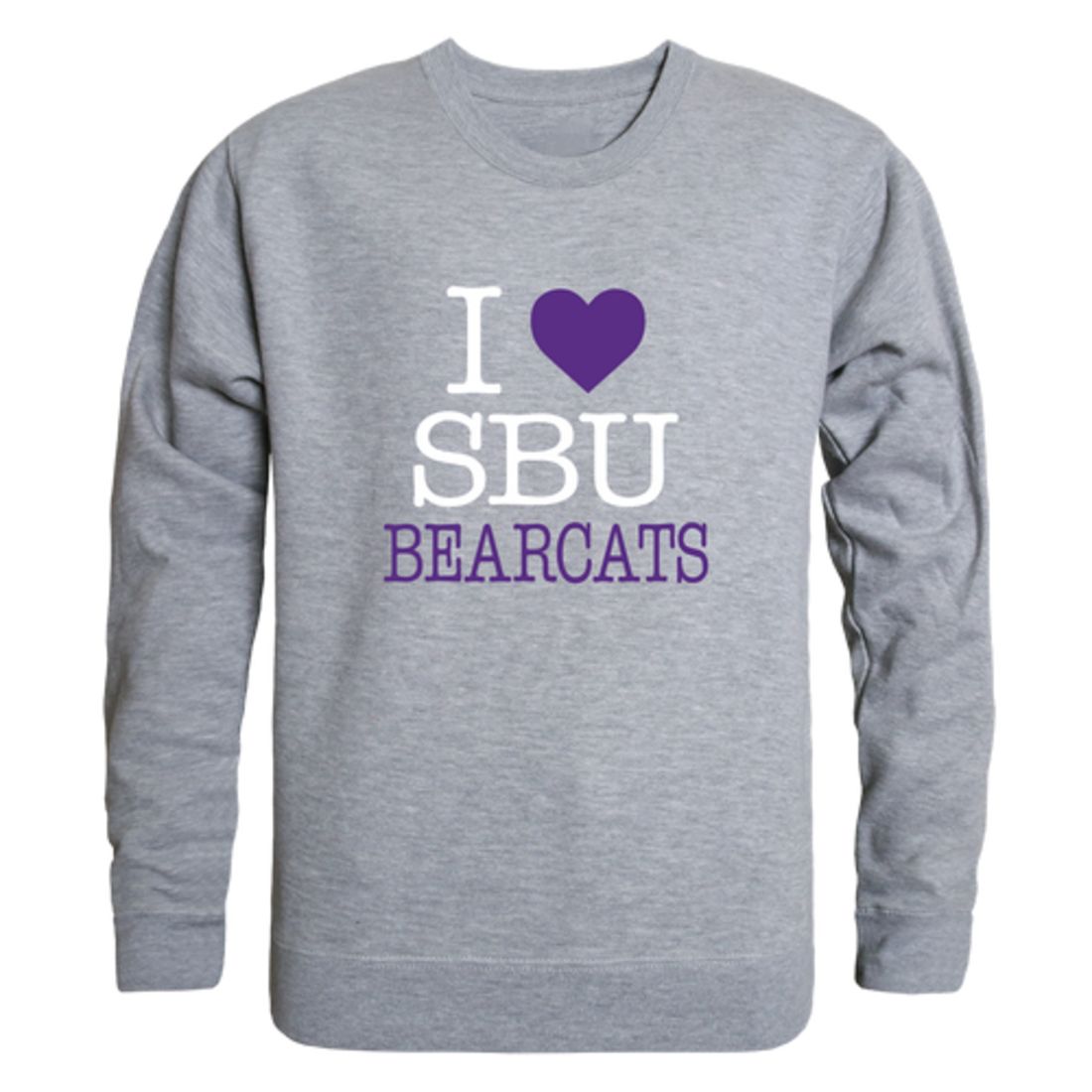I Love Southwest Baptist University Bearcats Fleece Crewneck Pullover Sweatshirt