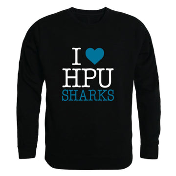 I Love Hawaii Pacific University Sharks Fleece Crewneck Pullover Sweatshirt