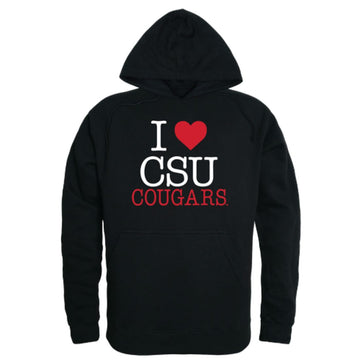 I Love Columbus State University Cougars Fleece Hoodie Sweatshirts