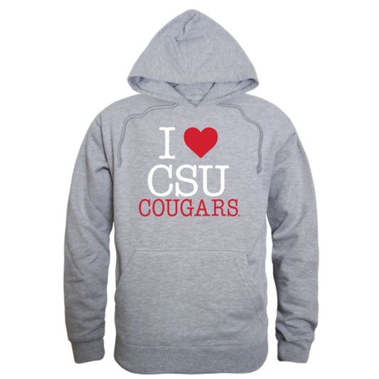 I Love Columbus State University Cougars Fleece Hoodie Sweatshirts