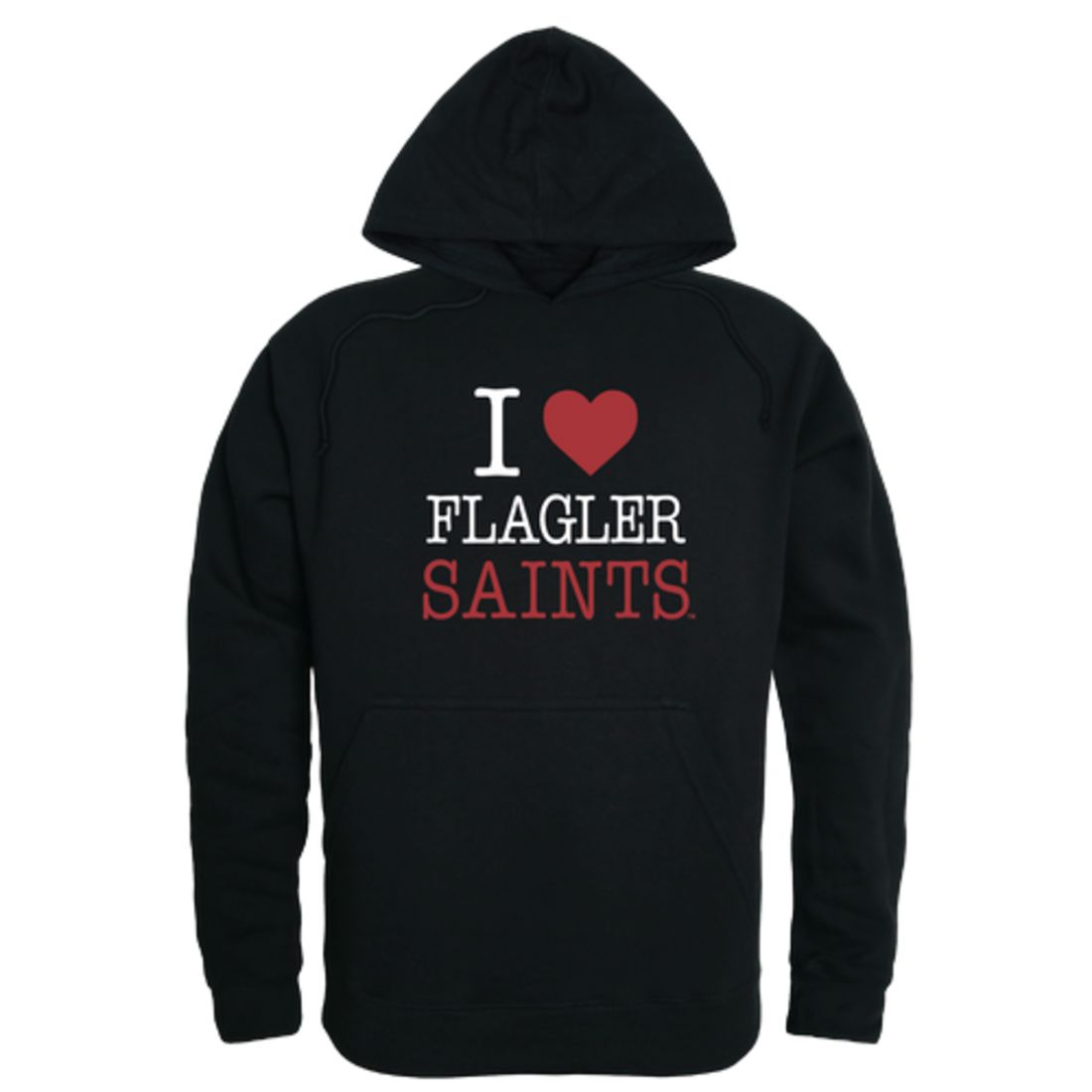 I Love Flagler College Saints Fleece Hoodie Sweatshirts