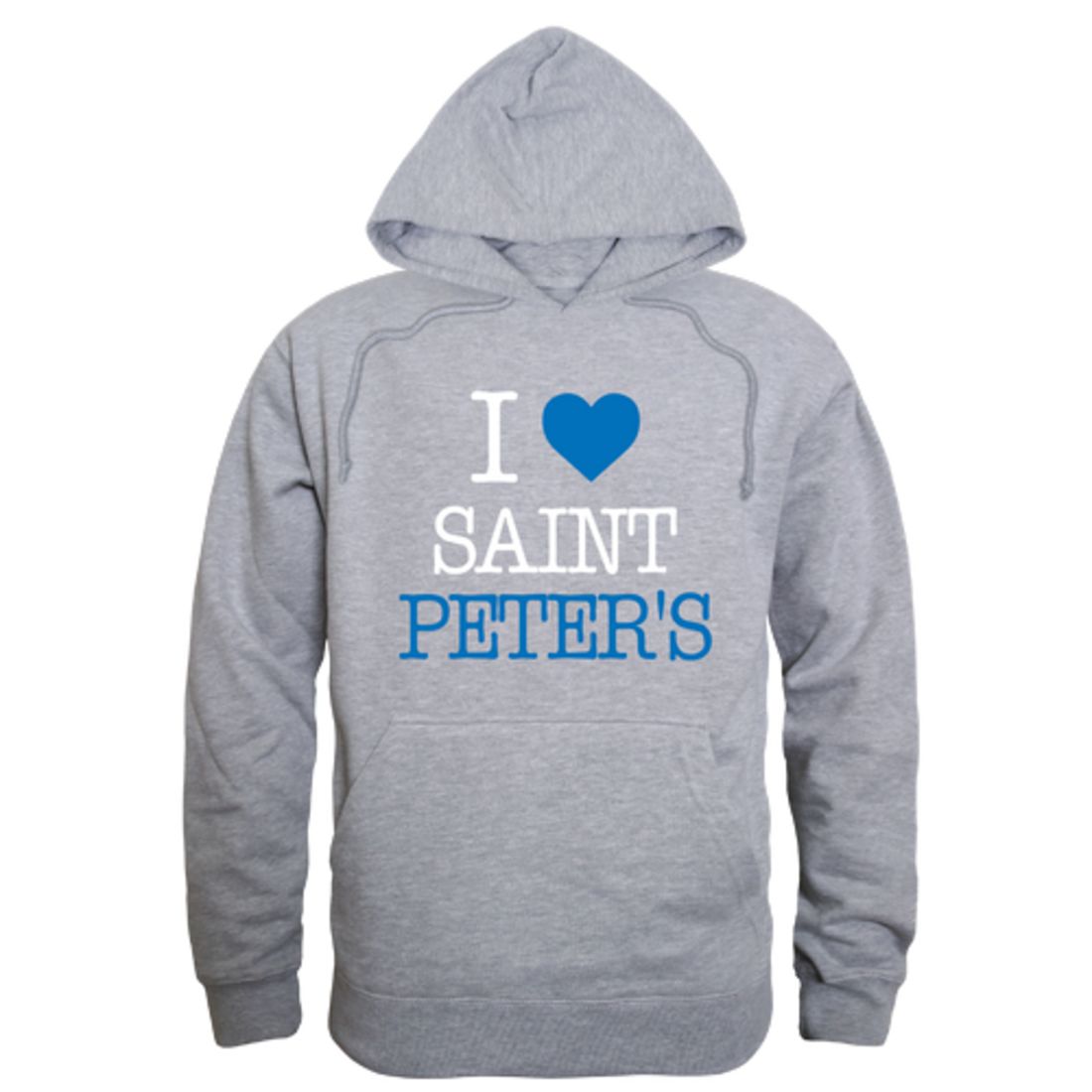 I Love Saint Peter's University Peacocks Fleece Hoodie Sweatshirts