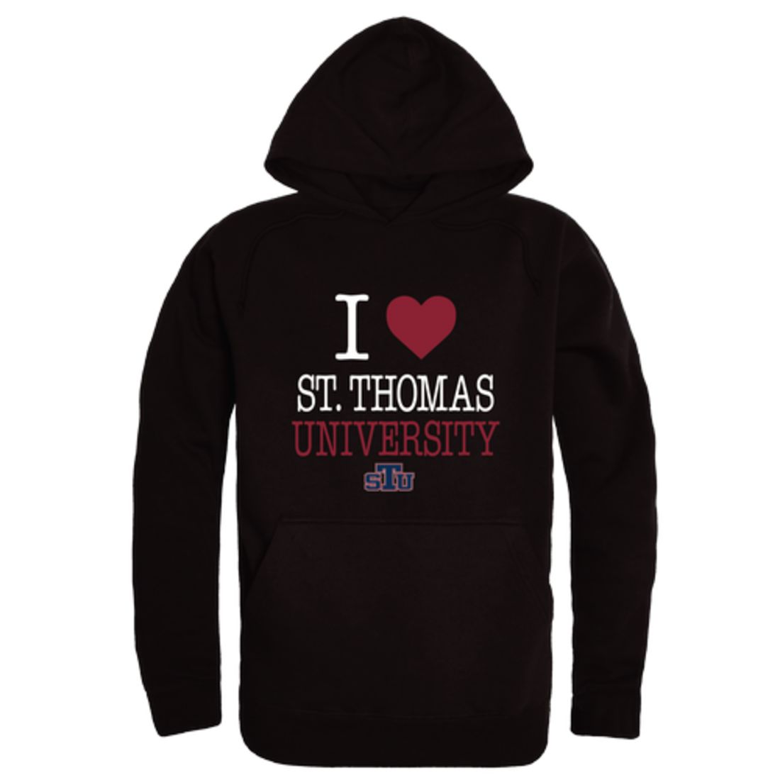 I Love St. Thomas University Bobcats Fleece Hoodie Sweatshirts