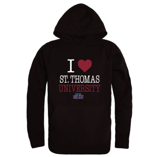 I Love St. Thomas University Bobcats Fleece Hoodie Sweatshirts