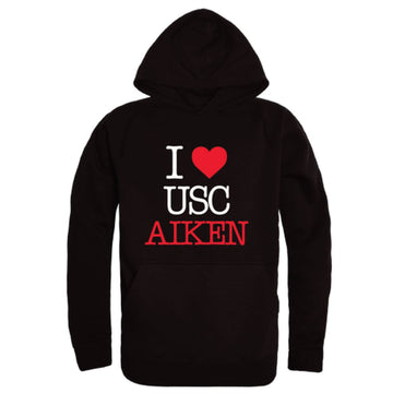 I Love University of South Carolina Aiken Pacers Fleece Hoodie Sweatshirts