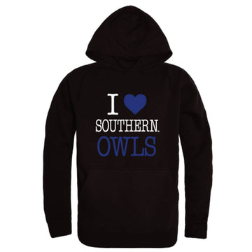 I Love Southern Connecticut State University Owls Fleece Hoodie Sweatshirts