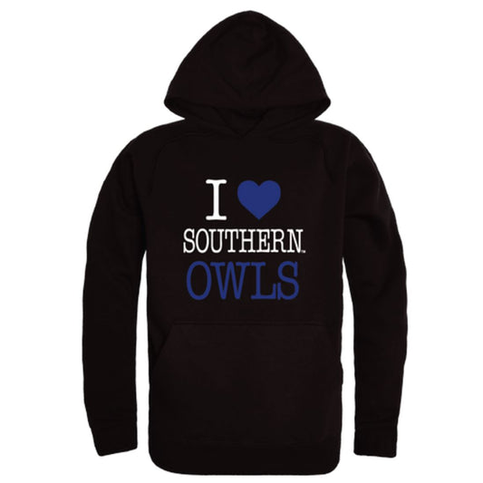 I Love Southern Connecticut State University Owls Fleece Hoodie Sweatshirts