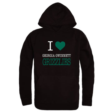 I Love Georgia Gwinnett College Grizzlies Fleece Hoodie Sweatshirts