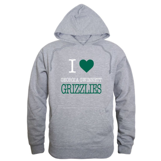 I Love Georgia Gwinnett College Grizzlies Fleece Hoodie Sweatshirts