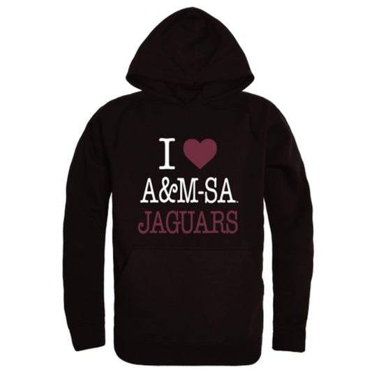 I Love Texas A&M University-San Antonio Jaguars Fleece Hoodie Sweatshirts