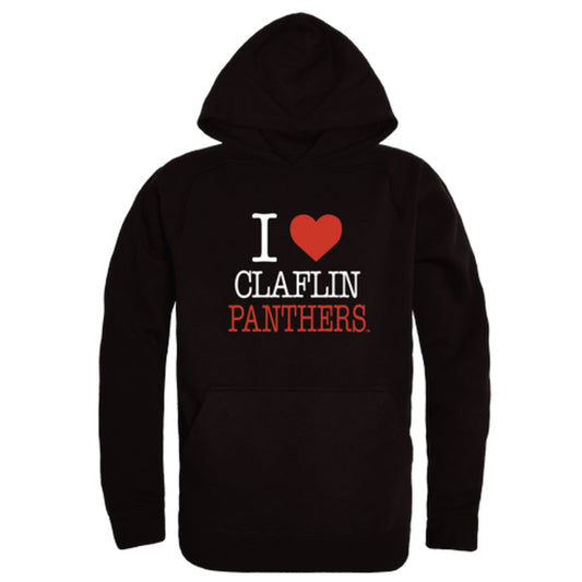 I Love Claflin University Panthers Fleece Hoodie Sweatshirts
