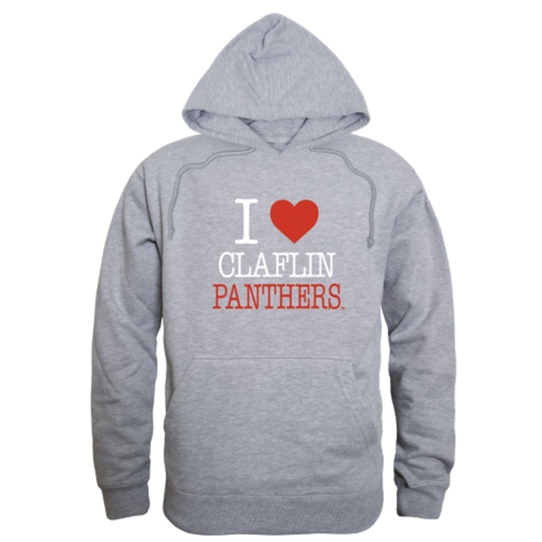 I Love Claflin University Panthers Fleece Hoodie Sweatshirts
