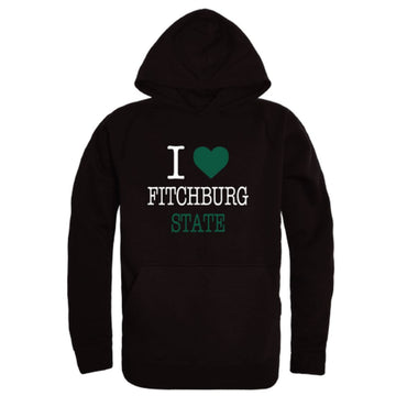 I Love Fitchburg State University Falcons Fleece Hoodie Sweatshirts