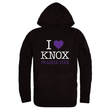 I Love Knox College Prairie Fire Fleece Hoodie Sweatshirts