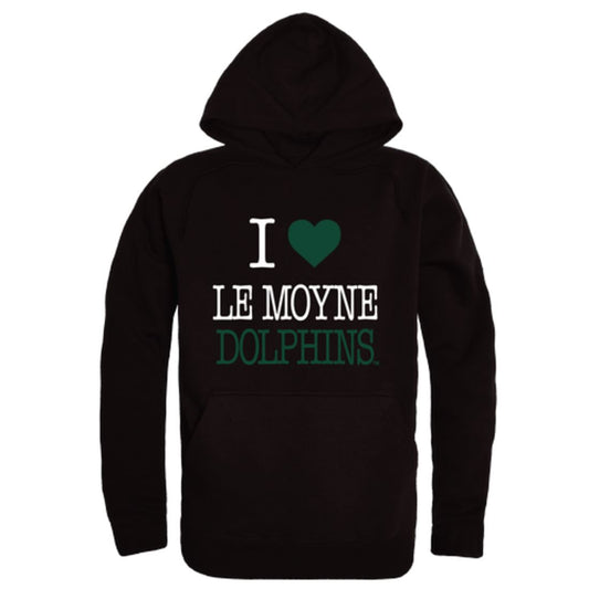 I Love Le Moyne College Dolphins Fleece Hoodie Sweatshirts