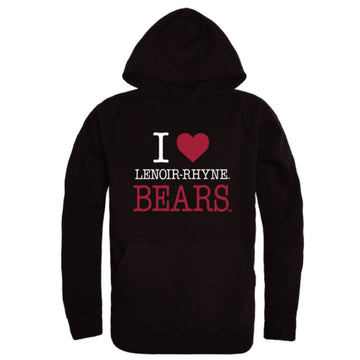I Love Lenoir-Rhyne University Bears Fleece Hoodie Sweatshirts