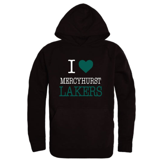 I Love Mercyhurst University Lakers Fleece Hoodie Sweatshirts