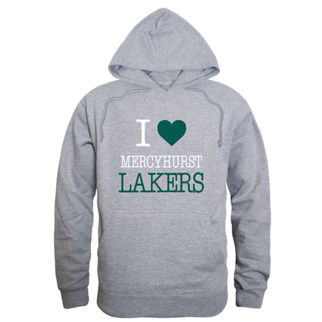 I Love Mercyhurst University Lakers Fleece Hoodie Sweatshirts