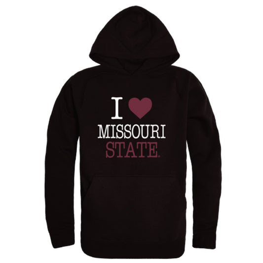I Love Missouri State University Bears Fleece Hoodie Sweatshirts