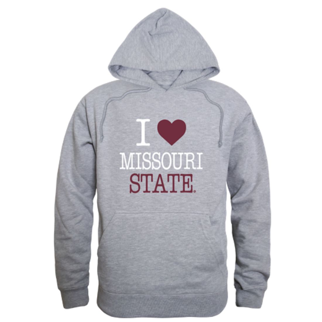 I Love Missouri State University Bears Fleece Hoodie Sweatshirts