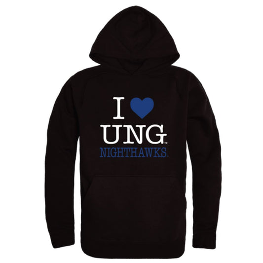 I Love University of North Georgia Nighthawks Fleece Hoodie Sweatshirts