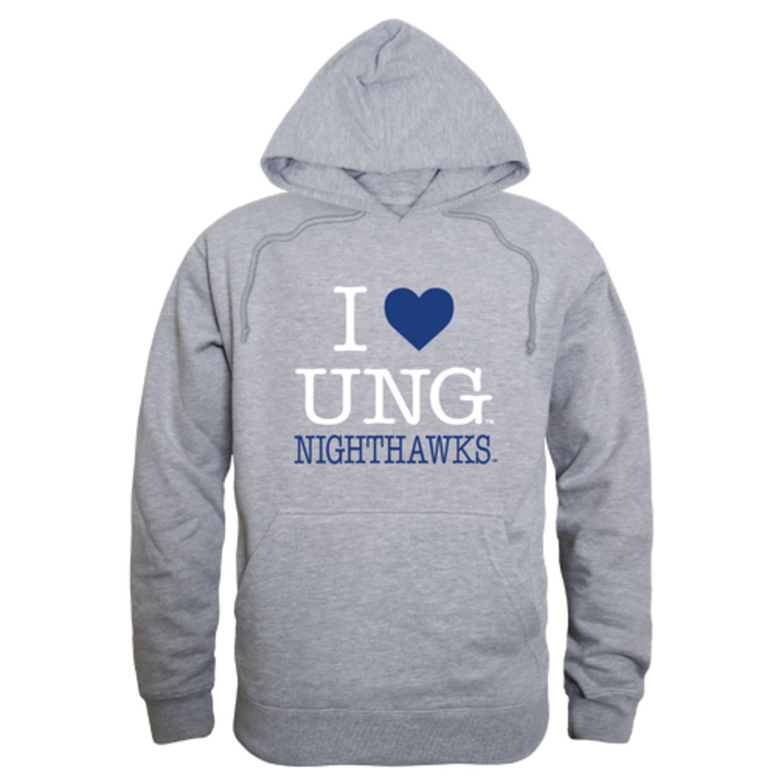 I Love University of North Georgia Nighthawks Fleece Hoodie Sweatshirts