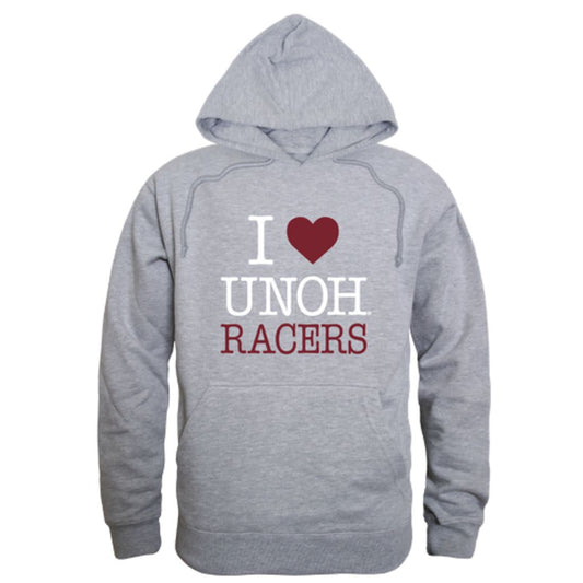 I Love University of Northwestern Ohio Racers Fleece Hoodie Sweatshirts