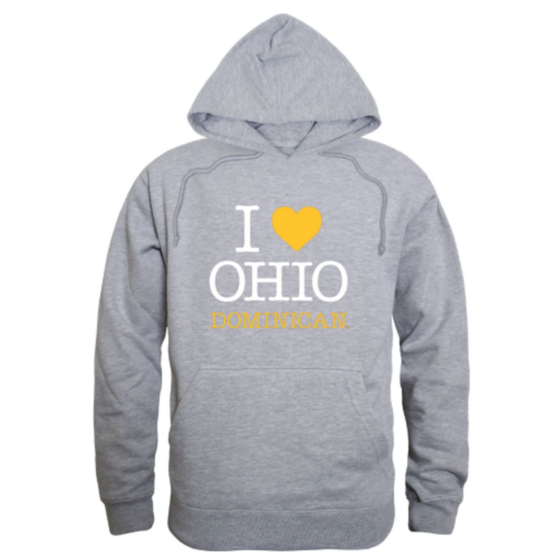 I Love Ohio Dominican University Panthers Fleece Hoodie Sweatshirts