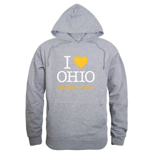 I Love Ohio Dominican University Panthers Fleece Hoodie Sweatshirts