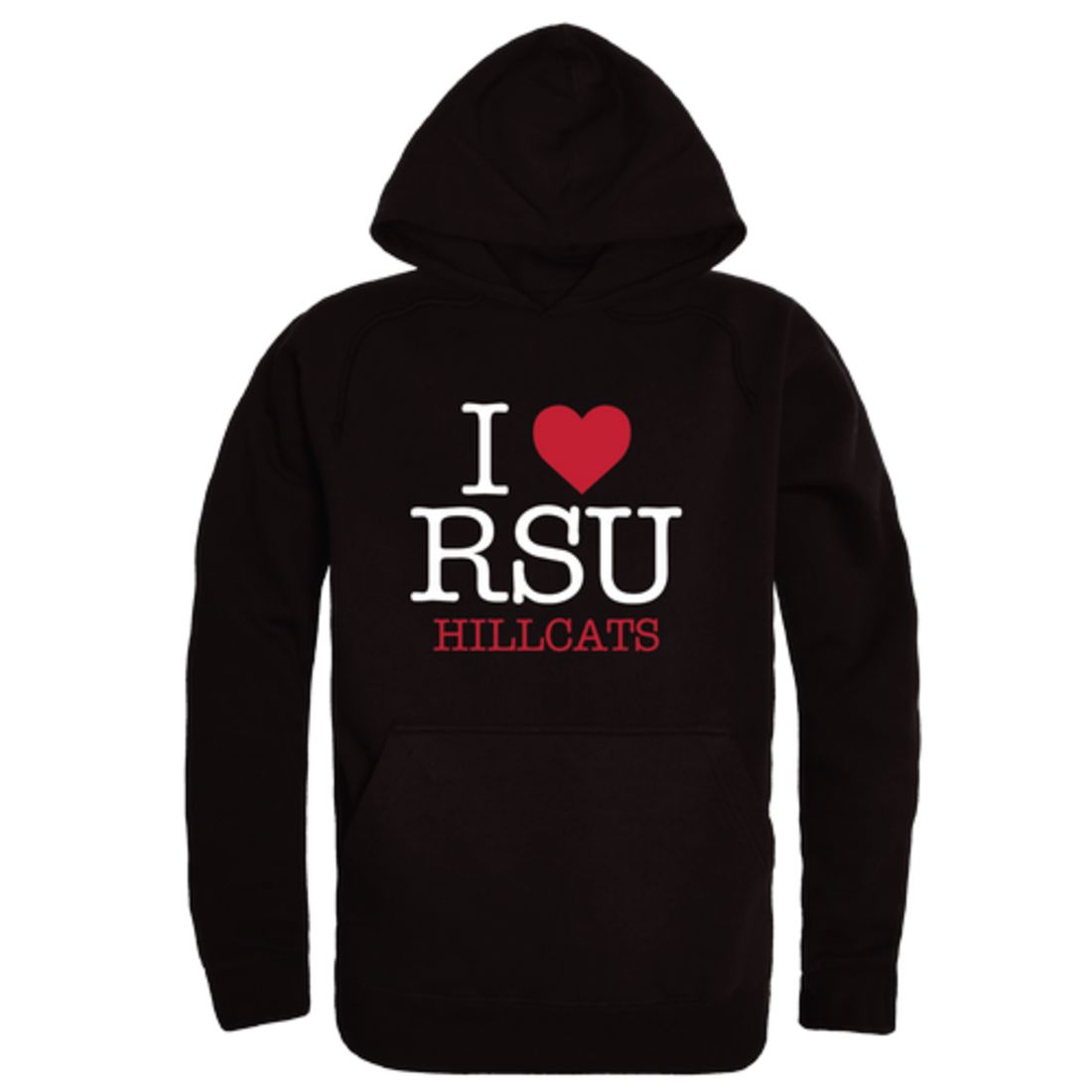 I Love Rogers State University Hillcats Fleece Hoodie Sweatshirts