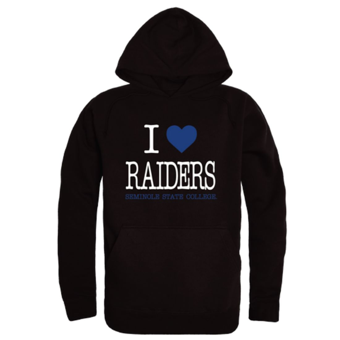I Love Seminole State College Raiders Fleece Hoodie Sweatshirts