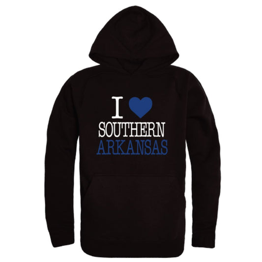 I Love Southern Arkansas University Muleriders Fleece Hoodie Sweatshirts