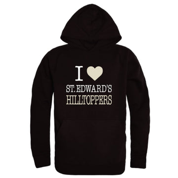 I Love St. Edward's University Hilltoppers Fleece Hoodie Sweatshirts