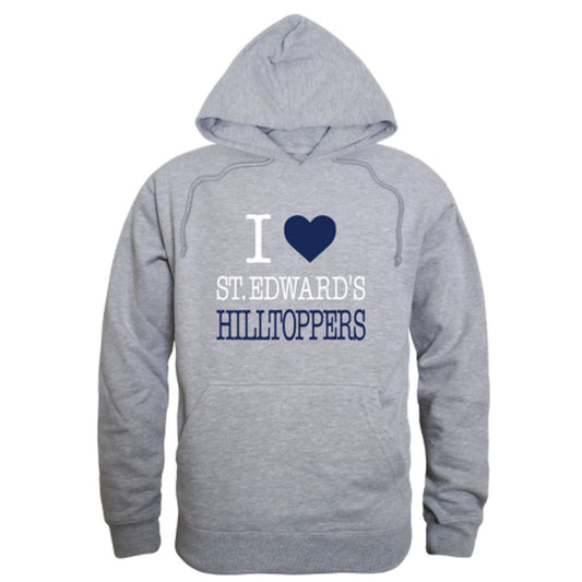 I Love St. Edward's University Hilltoppers Fleece Hoodie Sweatshirts