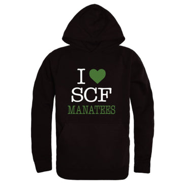 I Love State College of Florida Manatees Fleece Hoodie Sweatshirts