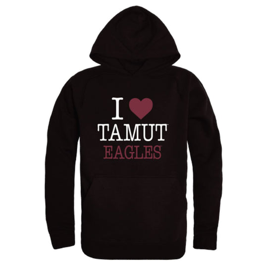 I Love Texas A&M University-Texarkana Eagles Fleece Hoodie Sweatshirts