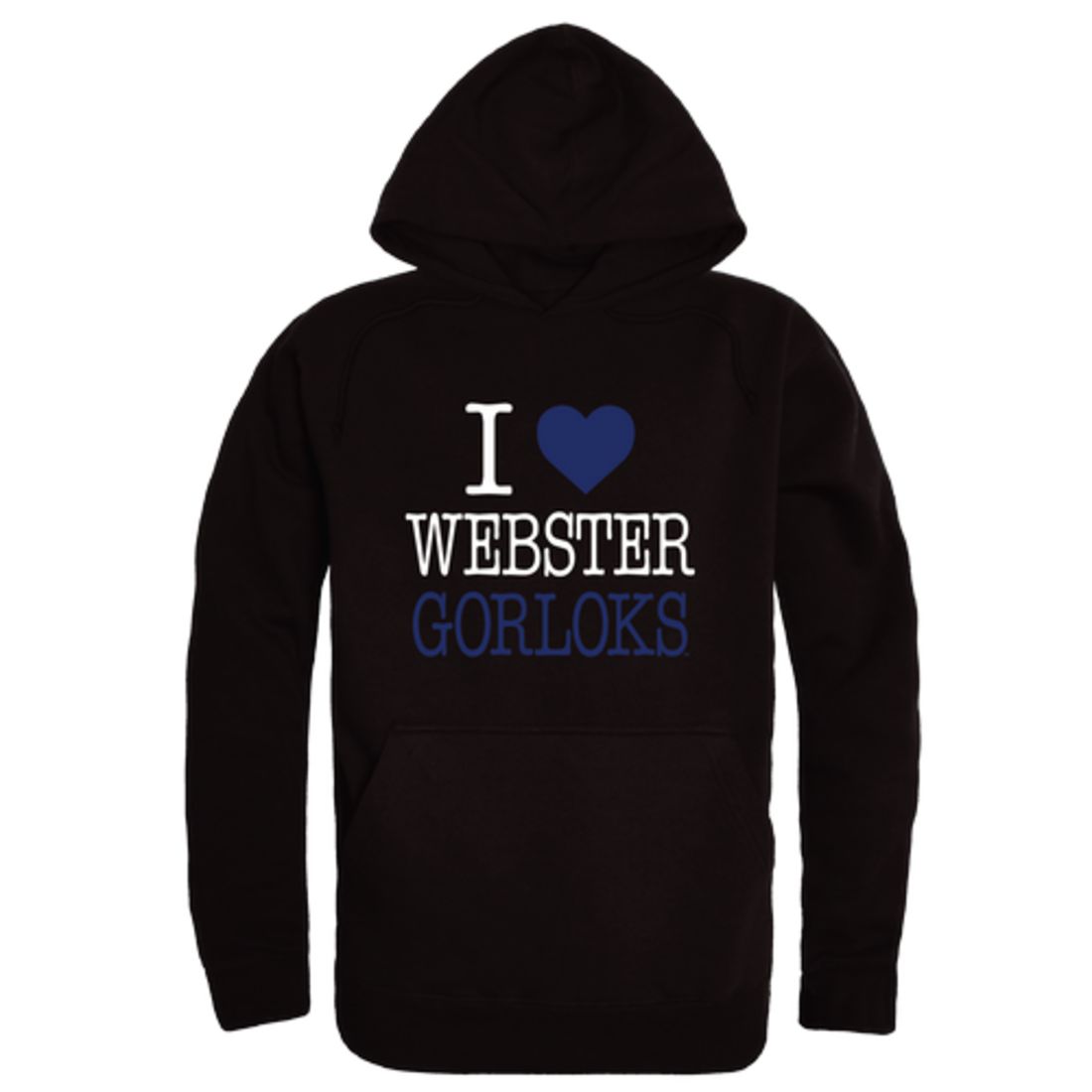I Love Webster University Gorlocks Fleece Hoodie Sweatshirts