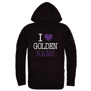 I Love West Chester University Rams Fleece Hoodie Sweatshirts