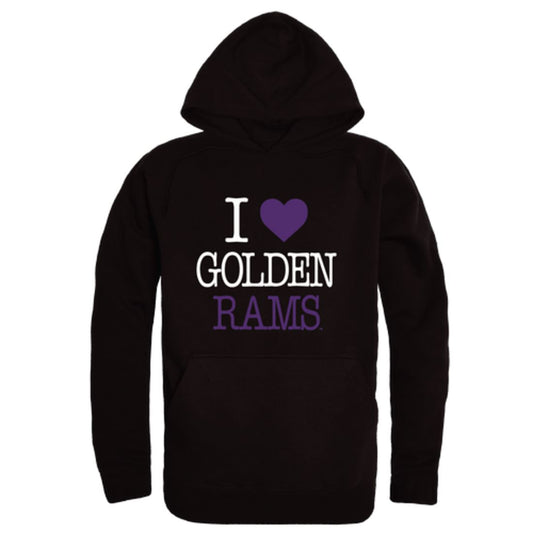 I Love West Chester University Rams Fleece Hoodie Sweatshirts