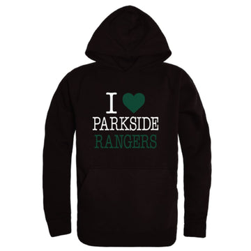 I Love University of Wisconsin-Parkside Rangers Fleece Hoodie Sweatshirts