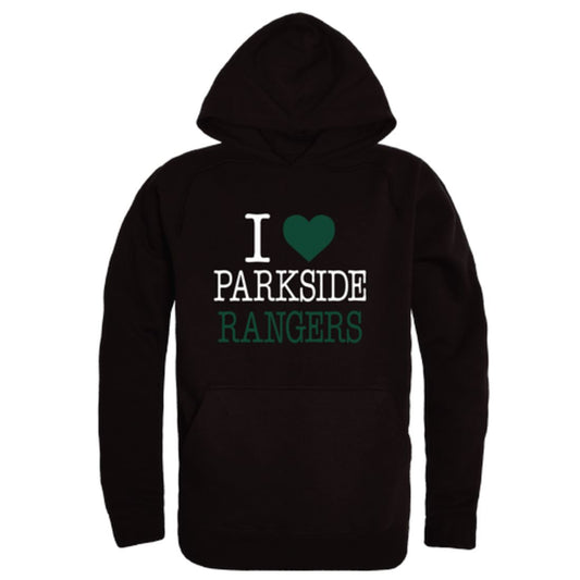 I Love University of Wisconsin-Parkside Rangers Fleece Hoodie Sweatshirts