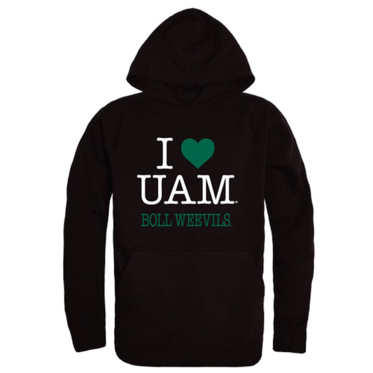 I Love University of Arkansas at Monticello Boll Weevils & Cotton Blossoms Fleece Hoodie Sweatshirts