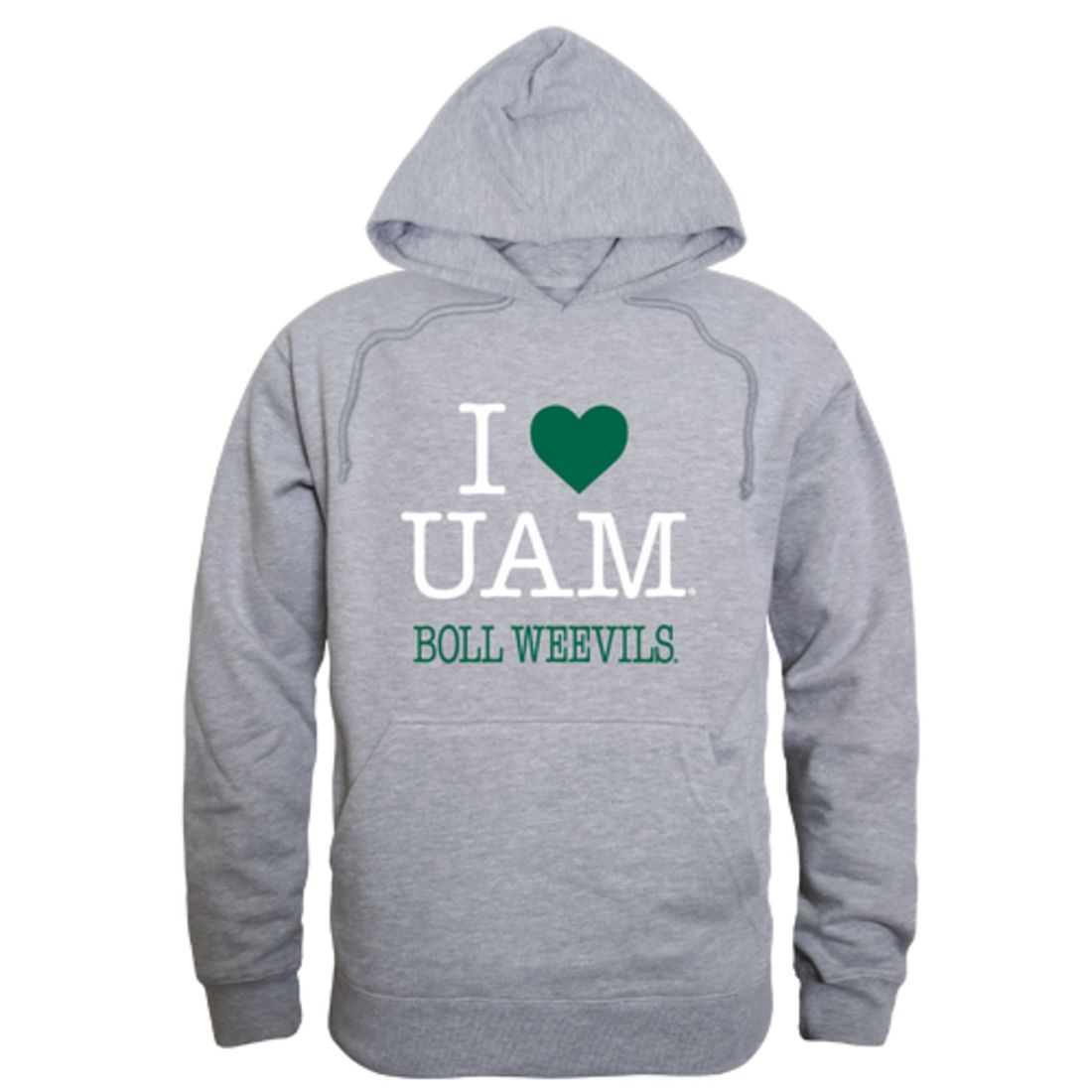 I Love University of Arkansas at Monticello Boll Weevils & Cotton Blossoms Fleece Hoodie Sweatshirts
