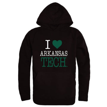 I Love Arkansas Tech University Wonder Boys Fleece Hoodie Sweatshirts