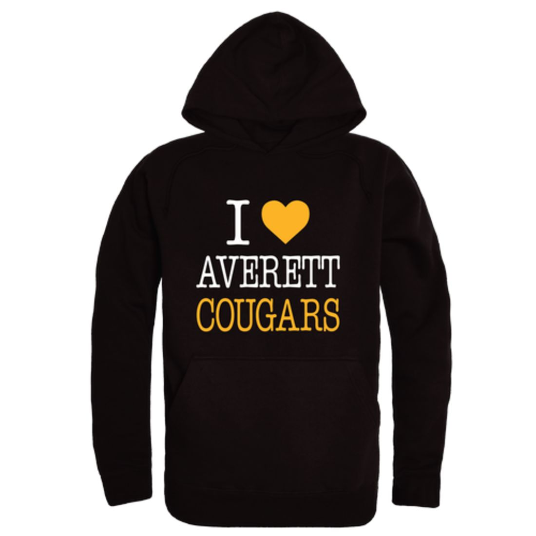 I Love Averett University Averett Cougars Fleece Hoodie Sweatshirts