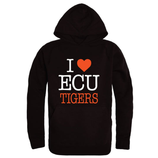 I Love East Central University Tigers Fleece Hoodie Sweatshirts