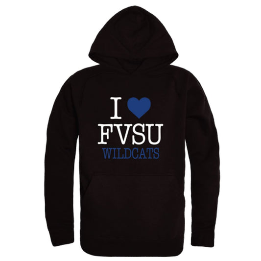 I Love Fort Valley State University Wildcats Fleece Hoodie Sweatshirts
