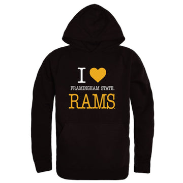 I Love Framingham State University Rams Fleece Hoodie Sweatshirts