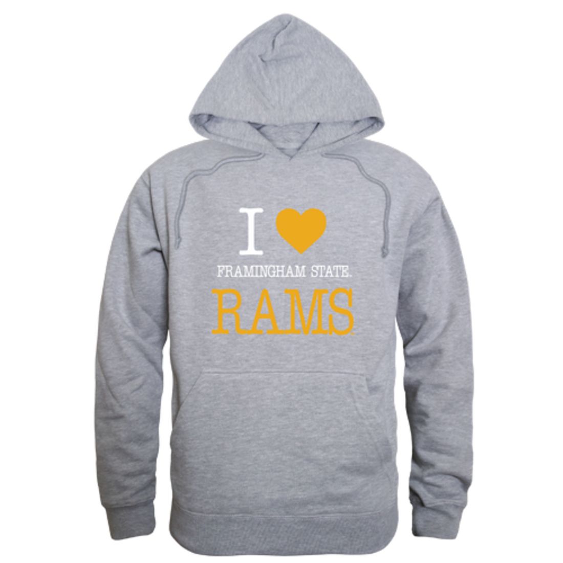 I Love Framingham State University Rams Fleece Hoodie Sweatshirts