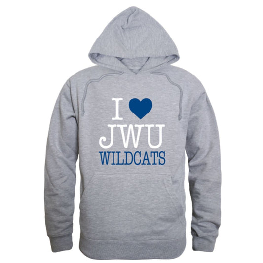 I Love Johnson & Wales University Wildcats Fleece Hoodie Sweatshirts
